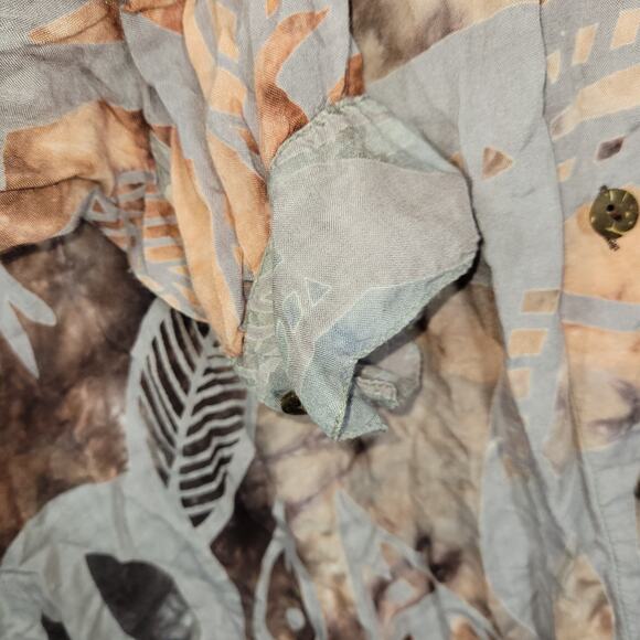 Vtg Chicos Shawl Cardigan Womens Kimono Lagenlook Cottagecore Art To Wear Boho - Picture 13 of 15